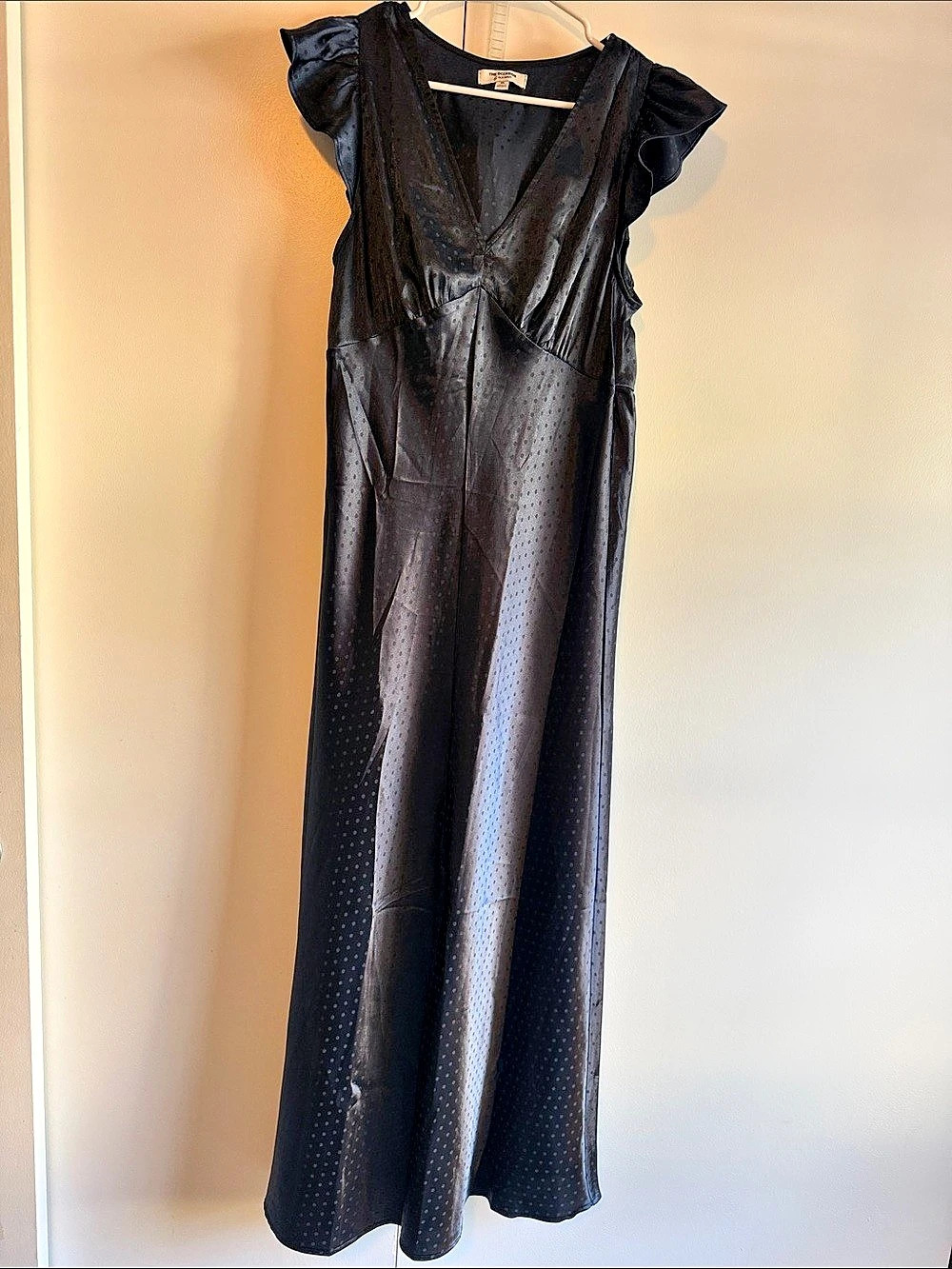 Old Navy The Occasion by Old Navy Flutter-Sleeve Satin Maxi Dress Flutter-Sleeve